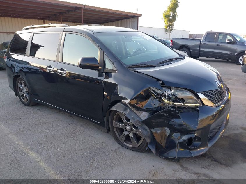 2017 Toyota Sienna Se 8 Passenger VIN: 5TDXZ3DC6HS815158 Lot: 40260086