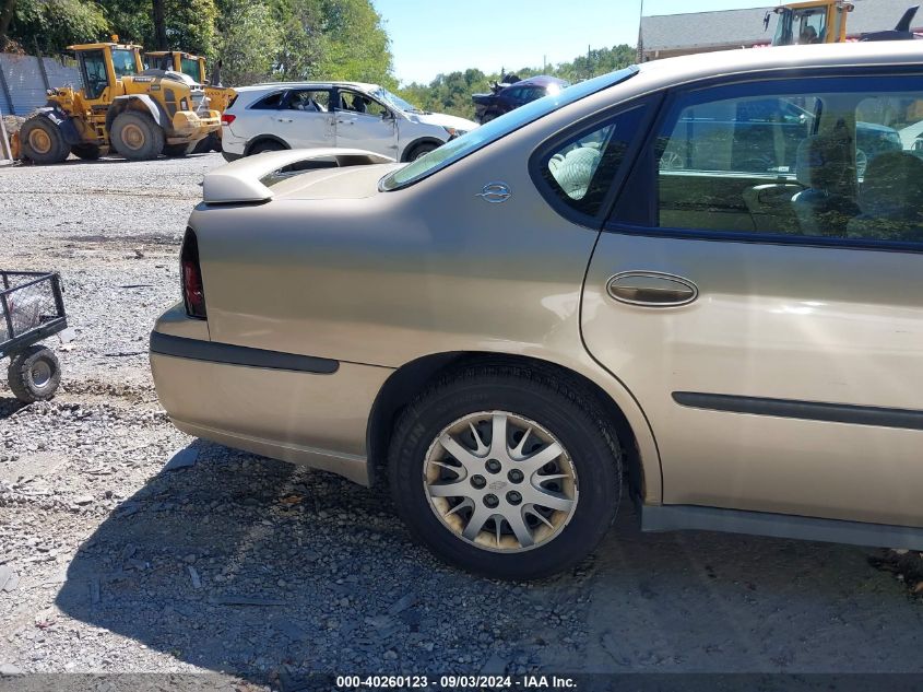 2005 Chevrolet Impala VIN: 2G1WF52E959352577 Lot: 40260123