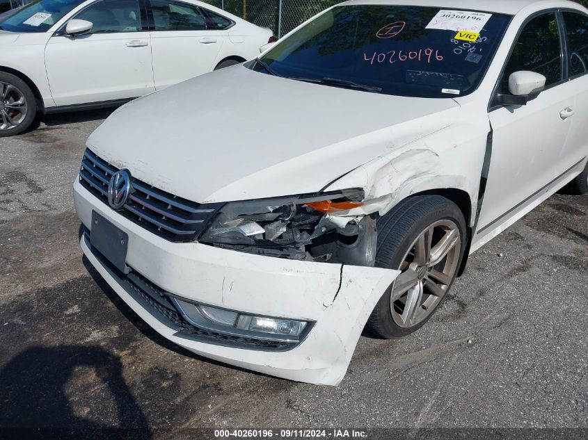 1VWCV7A39FC010465 2015 Volkswagen Passat Sel