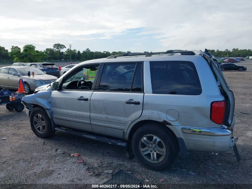 2003 Honda Pilot Exl VIN: 2HKYF18673H595887 Lot: 40260217