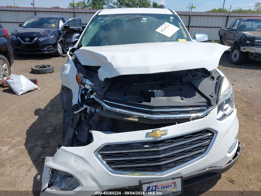 2016 Chevrolet Equinox Ltz VIN: 2GNALDEK7G6283728 Lot: 40260224