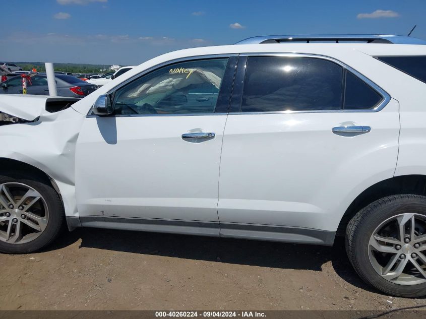 2016 Chevrolet Equinox Ltz VIN: 2GNALDEK7G6283728 Lot: 40260224