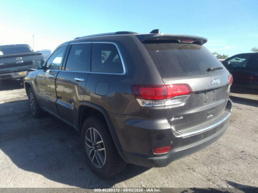 2021 Jeep Grand Cherokee Limited 4X4 VIN: 1C4RJFBGXMC802481 Lot: 40260333