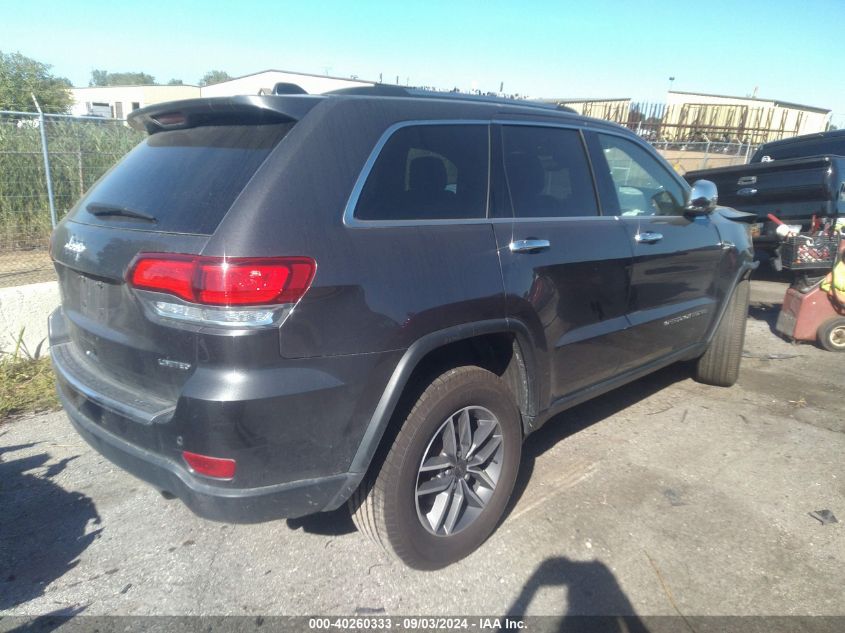 2021 Jeep Grand Cherokee Limited 4X4 VIN: 1C4RJFBGXMC802481 Lot: 40260333