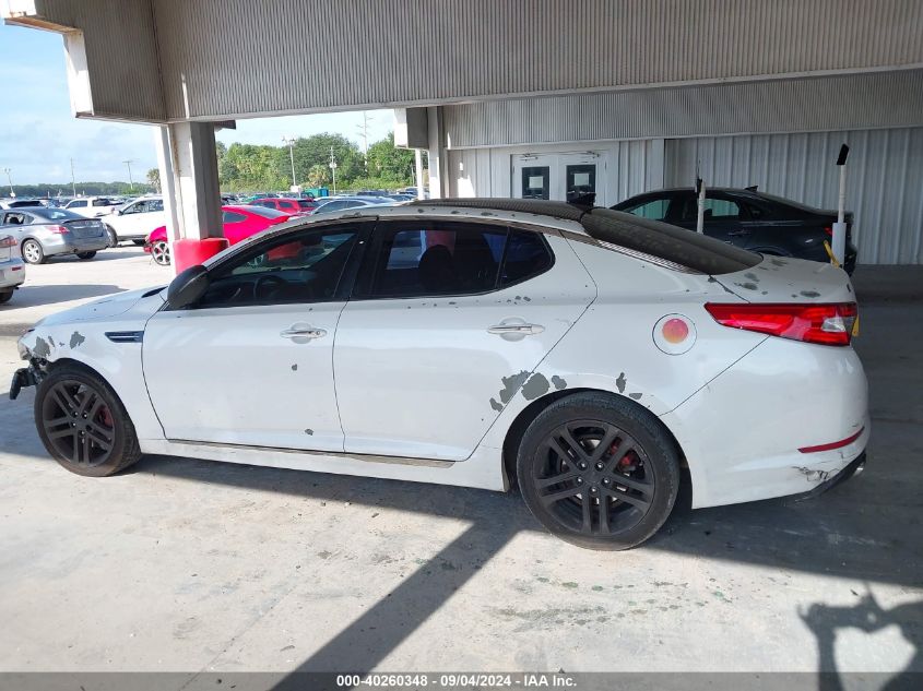 2013 Kia Optima Sx VIN: 5XXGR4A60DG093900 Lot: 40260348