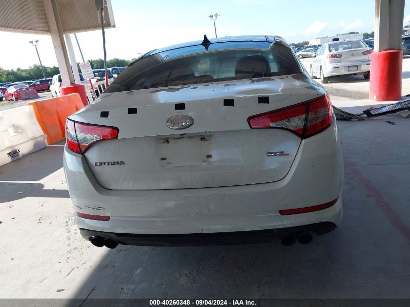 2013 Kia Optima Sx VIN: 5XXGR4A60DG093900 Lot: 40260348