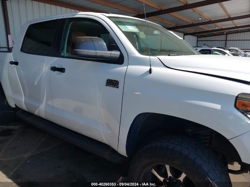 2018 Toyota Tundra 1794 5.7L V8 VIN: 5TFAY5F19JX747843 Lot: 40260353