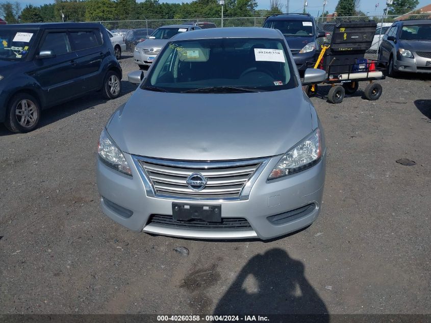 2015 Nissan Sentra S VIN: 3N1AB7AP6FY350172 Lot: 40260358