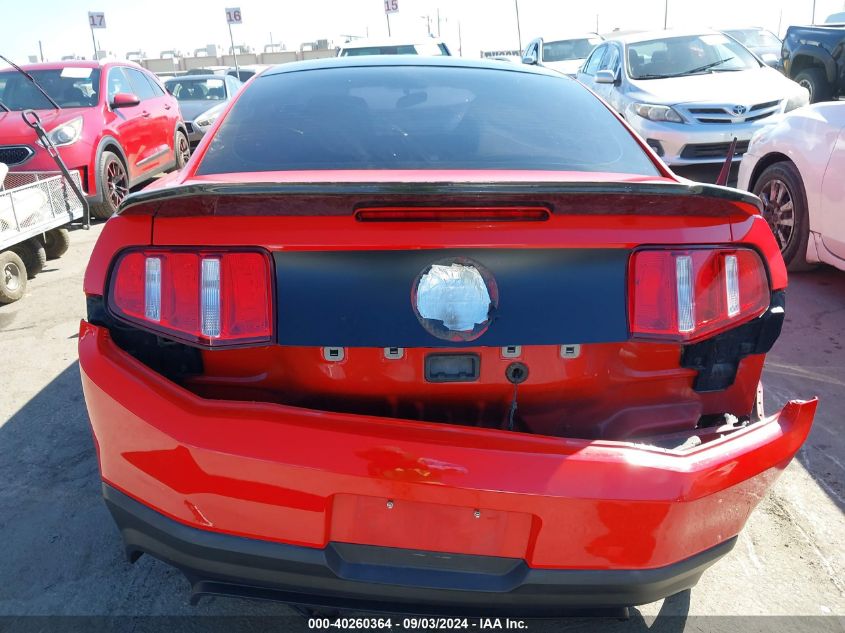 2012 Ford Mustang Boss 302 VIN: 1ZVBP8CU8C5248552 Lot: 40260364