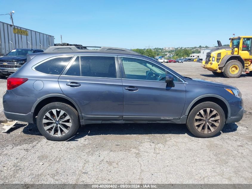 2017 Subaru Outback 2.5I Limited VIN: 4S4BSANC1H3425809 Lot: 40260402