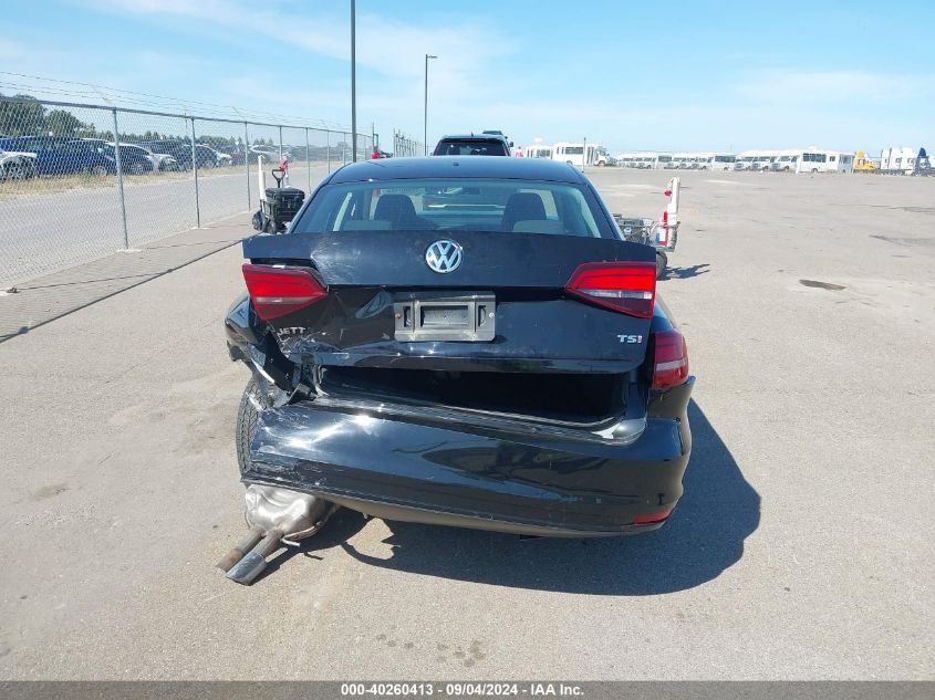 2016 Volkswagen Jetta 1.4T S VIN: 3VW267AJ6GM417795 Lot: 40260413