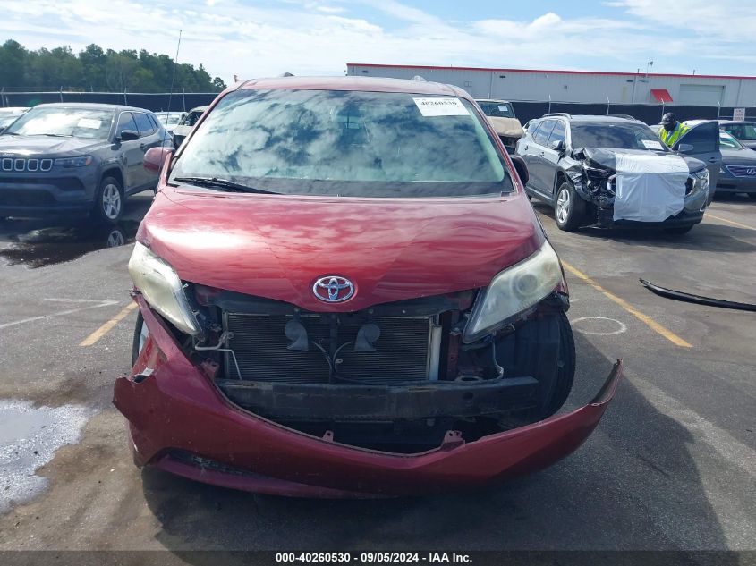 2012 Toyota Sienna Le V6 8 Passenger VIN: 5TDKK3DC7CS268912 Lot: 40260530