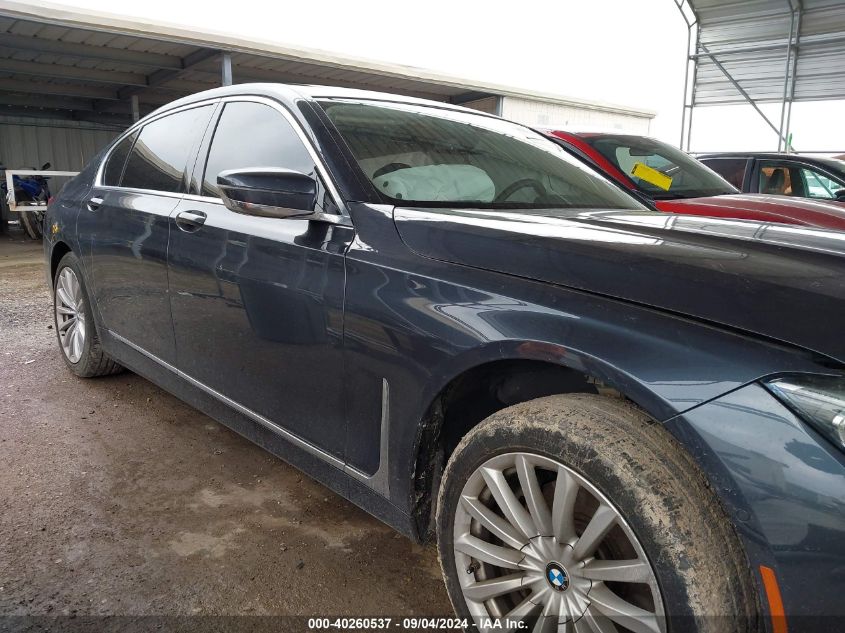 2020 BMW 740 I VIN: WBA7T2C06LGL18016 Lot: 40260537