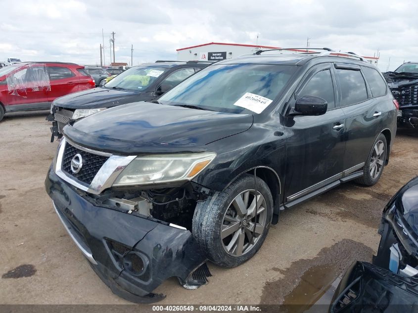 2014 Nissan Pathfinder S/Sv/Sl/Platinum VIN: 5N1AR2MN1EC688684 Lot: 40260549