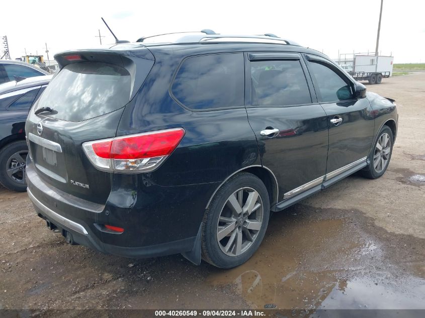 2014 Nissan Pathfinder S/Sv/Sl/Platinum VIN: 5N1AR2MN1EC688684 Lot: 40260549