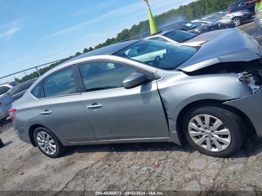 2014 Nissan Sentra Fe+ S/Fe+ Sv/S/Sl/Sr/Sv VIN: 3N1AB7AP5EY218387 Lot: 40260573