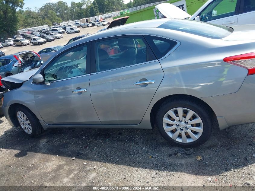 2014 Nissan Sentra Fe+ S/Fe+ Sv/S/Sl/Sr/Sv VIN: 3N1AB7AP5EY218387 Lot: 40260573