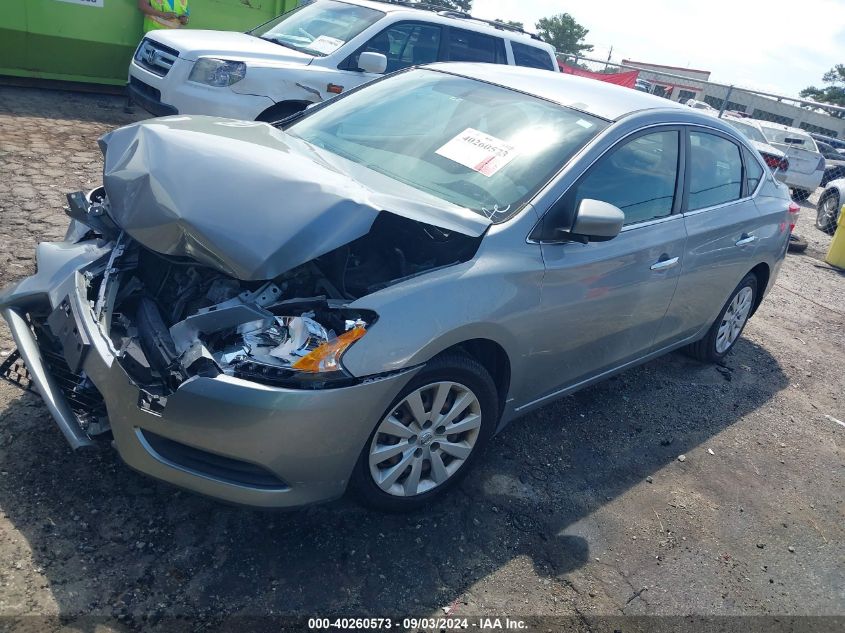 2014 Nissan Sentra Fe+ S/Fe+ Sv/S/Sl/Sr/Sv VIN: 3N1AB7AP5EY218387 Lot: 40260573