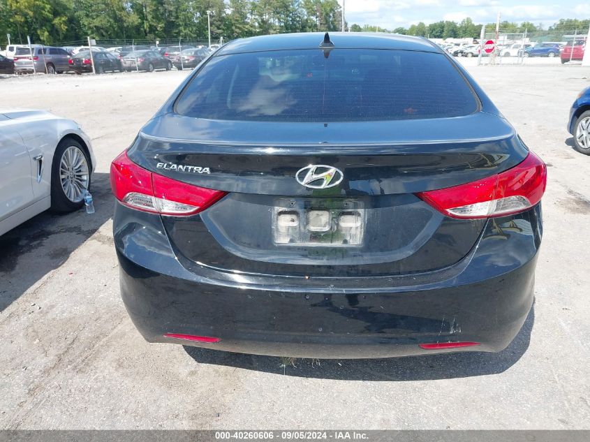 2012 Hyundai Elantra Gls VIN: 5NPDH4AE0CH092469 Lot: 40260606