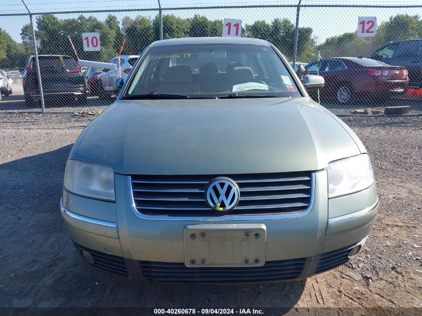 2002 Volkswagen Passat Gls VIN: WVWPD63B92P350627 Lot: 40260678