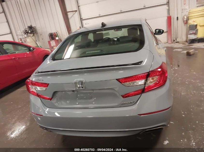 2022 Honda Accord Sport VIN: 1HGCV1F39NA121909 Lot: 40260703