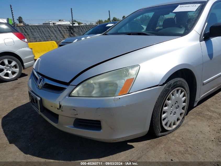 2007 Honda Accord 2.4 Vp VIN: 1HGCM56137A133792 Lot: 40260711