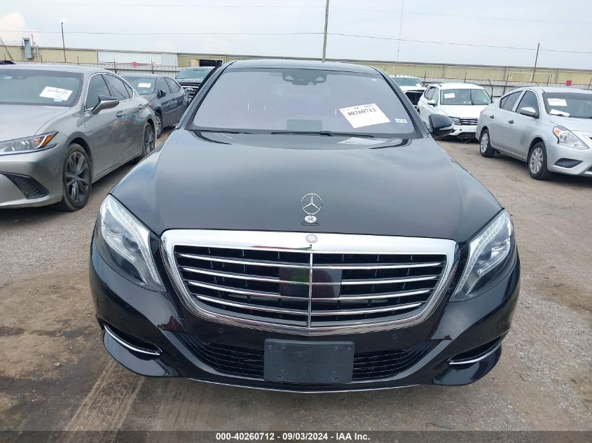 2014 Mercedes-Benz S 550 VIN: WDDUG8CB4EA007758 Lot: 40260712