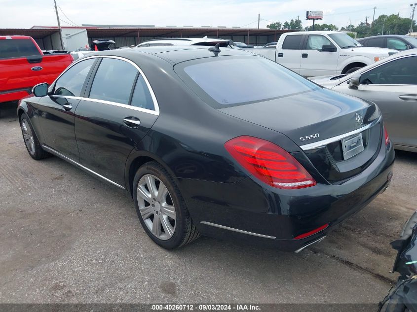 2014 Mercedes-Benz S 550 VIN: WDDUG8CB4EA007758 Lot: 40260712