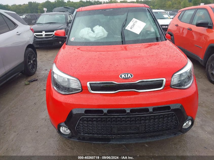 2016 Kia Soul + VIN: KNDJP3A5XG7852823 Lot: 40260719