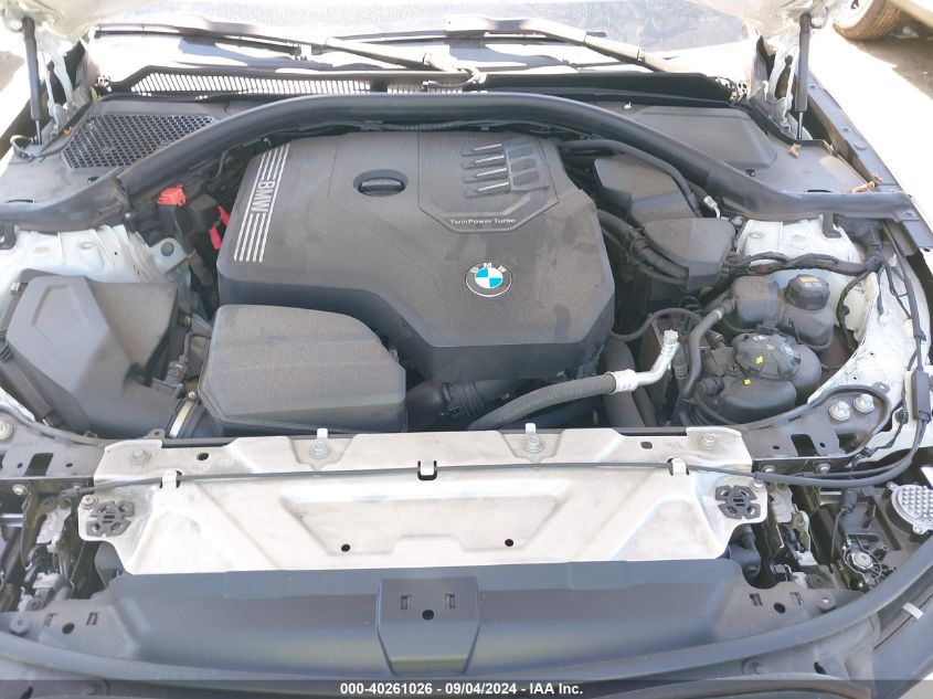 2021 BMW 330I VIN: 3MW5R1J09M8B48916 Lot: 40261026