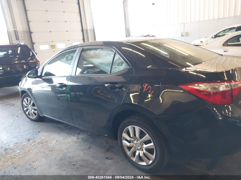 2014 Toyota Corolla Le VIN: 2T1BURHE8EC126167 Lot: 40261044