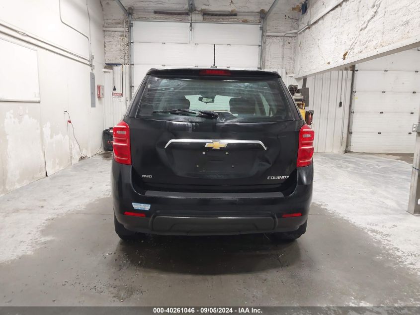 2016 Chevrolet Equinox Ls VIN: 2GNFLEEK2G6127513 Lot: 40261046