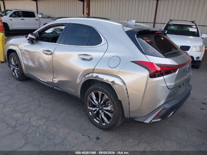 VIN JTHR9JBH8N2063251 2022 Lexus UX 250H, F Sport no.3