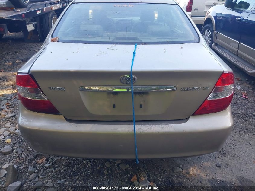 2003 Toyota Camry Le VIN: 4T1BE32K33U172770 Lot: 40261172