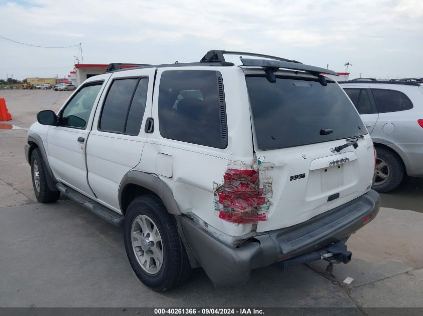 2000 Nissan Pathfinder Le/Se/Xe VIN: JN8AR07S2YW432068 Lot: 40261366