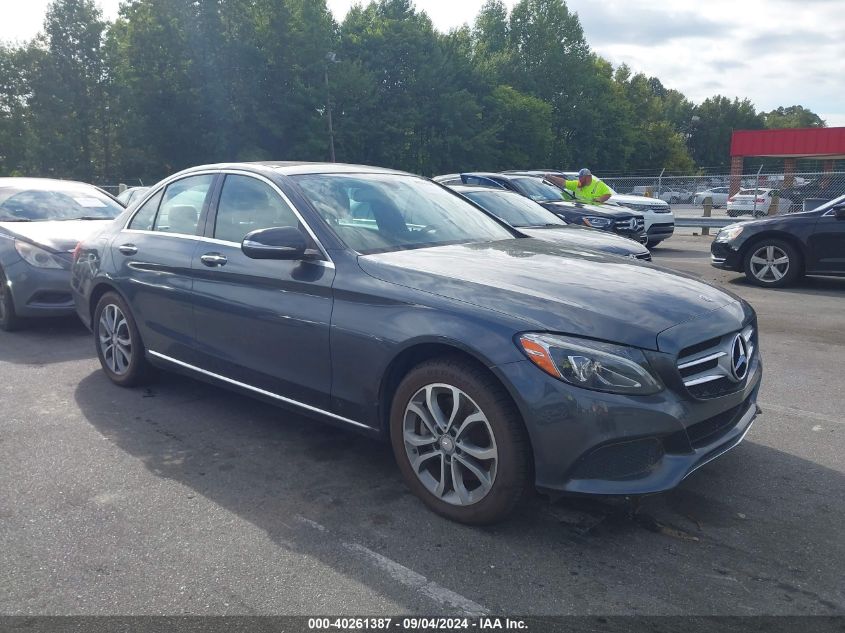 55SWF4KB3FU007922 2015 MERCEDES-BENZ C CLASS - Image 1