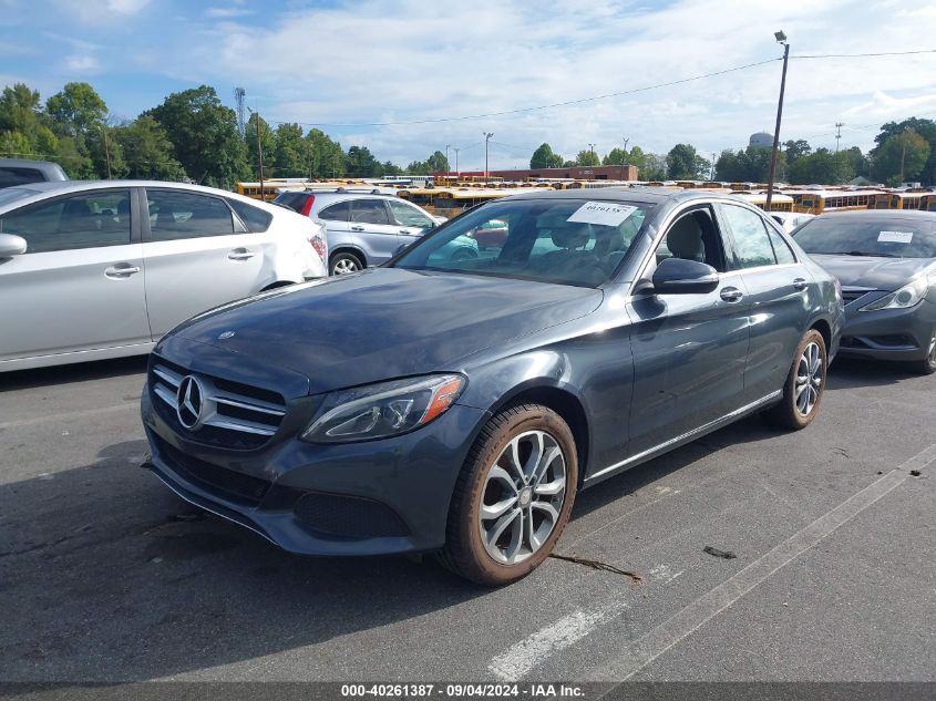 55SWF4KB3FU007922 2015 MERCEDES-BENZ C CLASS - Image 2