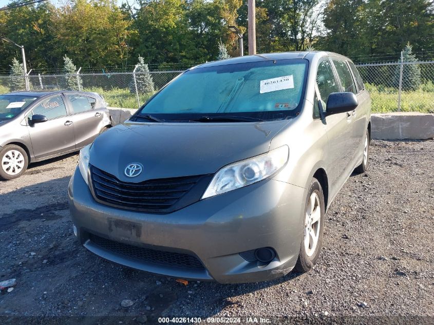 2011 Toyota Sienna Base V6 VIN: 5TDZK3DC3BS140700 Lot: 40261430