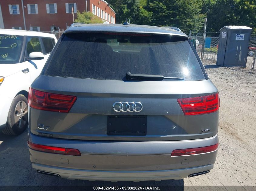 2018 Audi Q7 2.0T Premium VIN: WA1AHAF76JD008843 Lot: 40261435