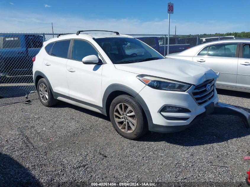 2017 Hyundai Tucson Se Plus VIN: KM8J3CA42HU527553 Lot: 40261454