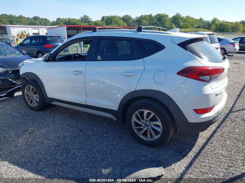 2017 Hyundai Tucson Se Plus VIN: KM8J3CA42HU527553 Lot: 40261454