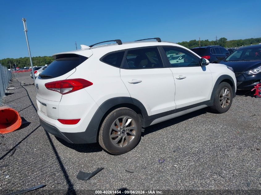 2017 Hyundai Tucson Se Plus VIN: KM8J3CA42HU527553 Lot: 40261454