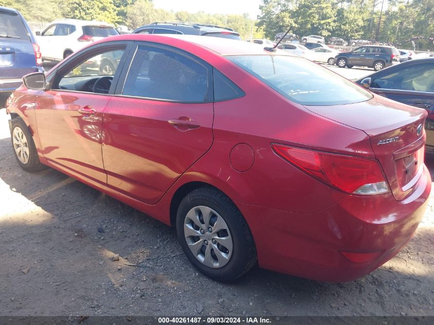 VIN 3C4PDCBB6KT718886 2016 HYUNDAI ACCENT no.3