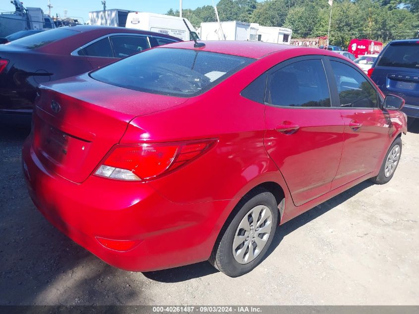 VIN 3C4PDCBB6KT718886 2016 HYUNDAI ACCENT no.4