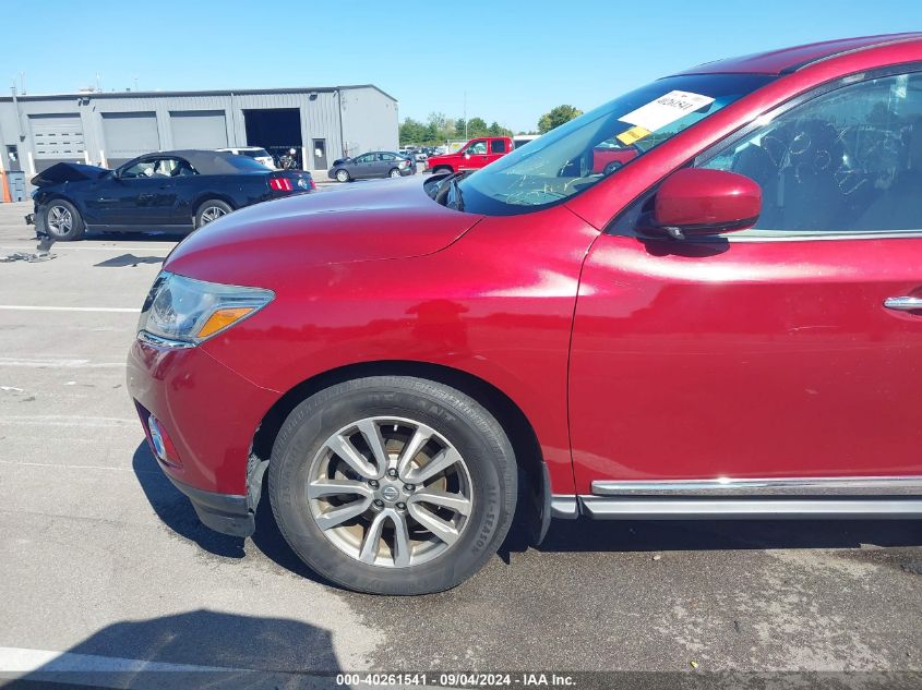 2015 Nissan Pathfinder Sl VIN: 5N1AR2MM0FC721859 Lot: 40261541