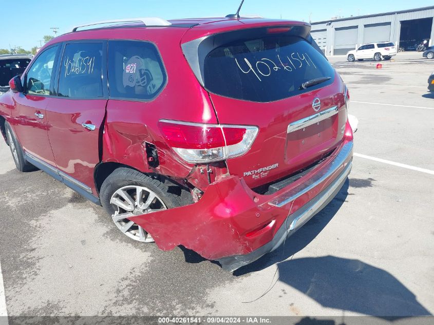 2015 Nissan Pathfinder Sl VIN: 5N1AR2MM0FC721859 Lot: 40261541