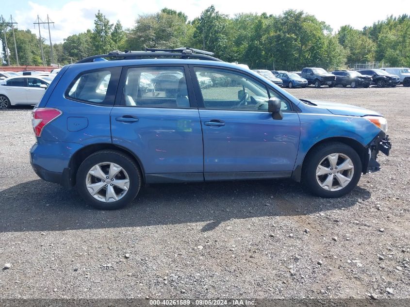 2016 Subaru Forester 2.5I VIN: JF2SJABC1GH410872 Lot: 40261589