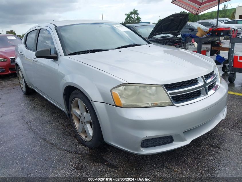 2012 Dodge Avenger Se VIN: 1C3CDZAB3CN252102 Lot: 40261616