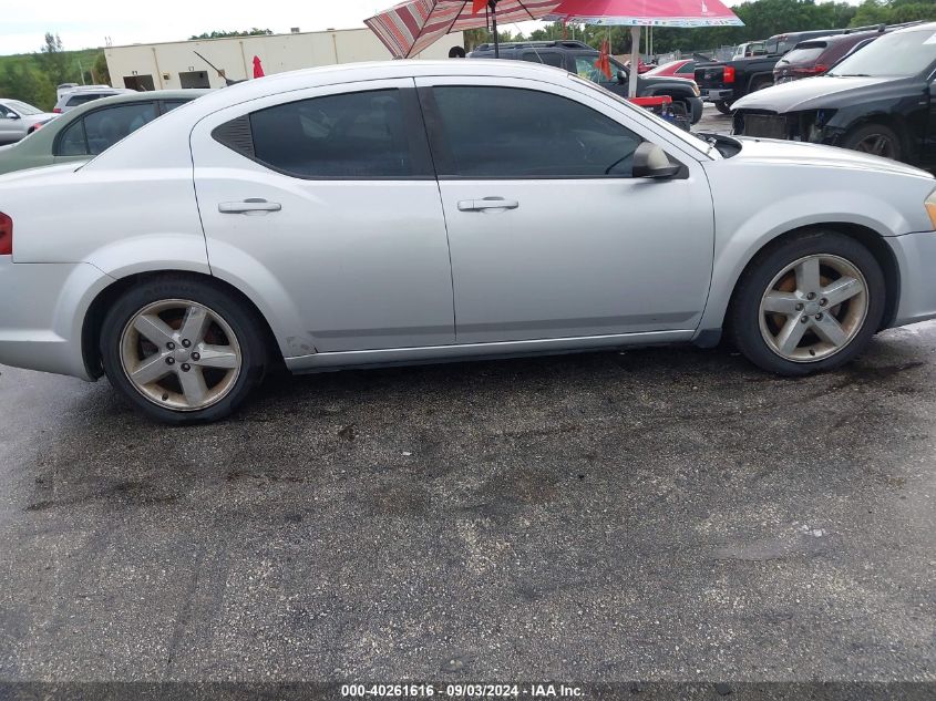 2012 Dodge Avenger Se VIN: 1C3CDZAB3CN252102 Lot: 40261616