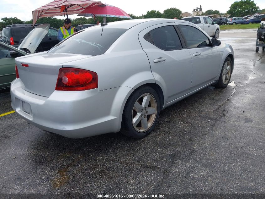 2012 Dodge Avenger Se VIN: 1C3CDZAB3CN252102 Lot: 40261616